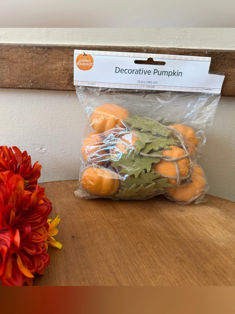 Hobby Lobby Orange Decorative Pumpkin Garland